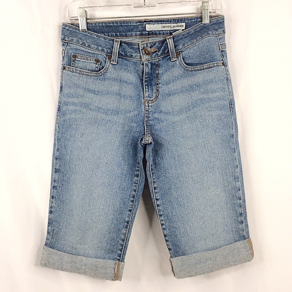 DKNY Cuffed Capri Jeans Women's Size 6 Denim